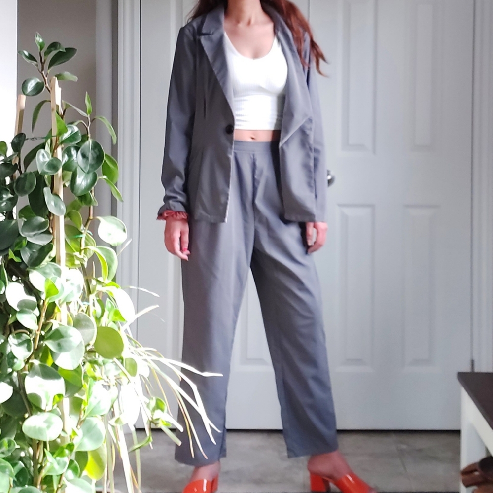 Gray Suit Set